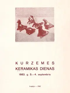 1. Kurzemes keramikas dienu programmas vāks